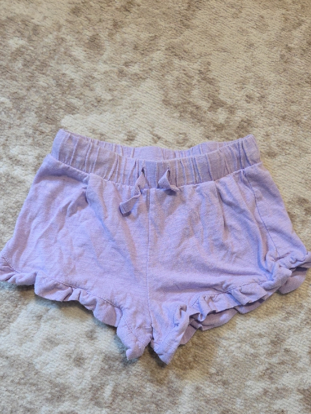 Crewcuts Pink Ruffle Hem Shorts